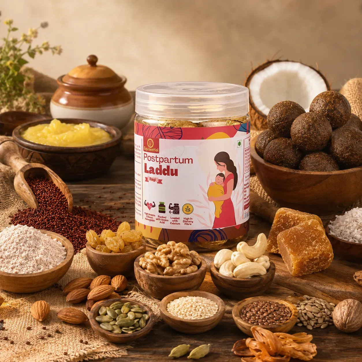Postpartum Laddu - Ragi