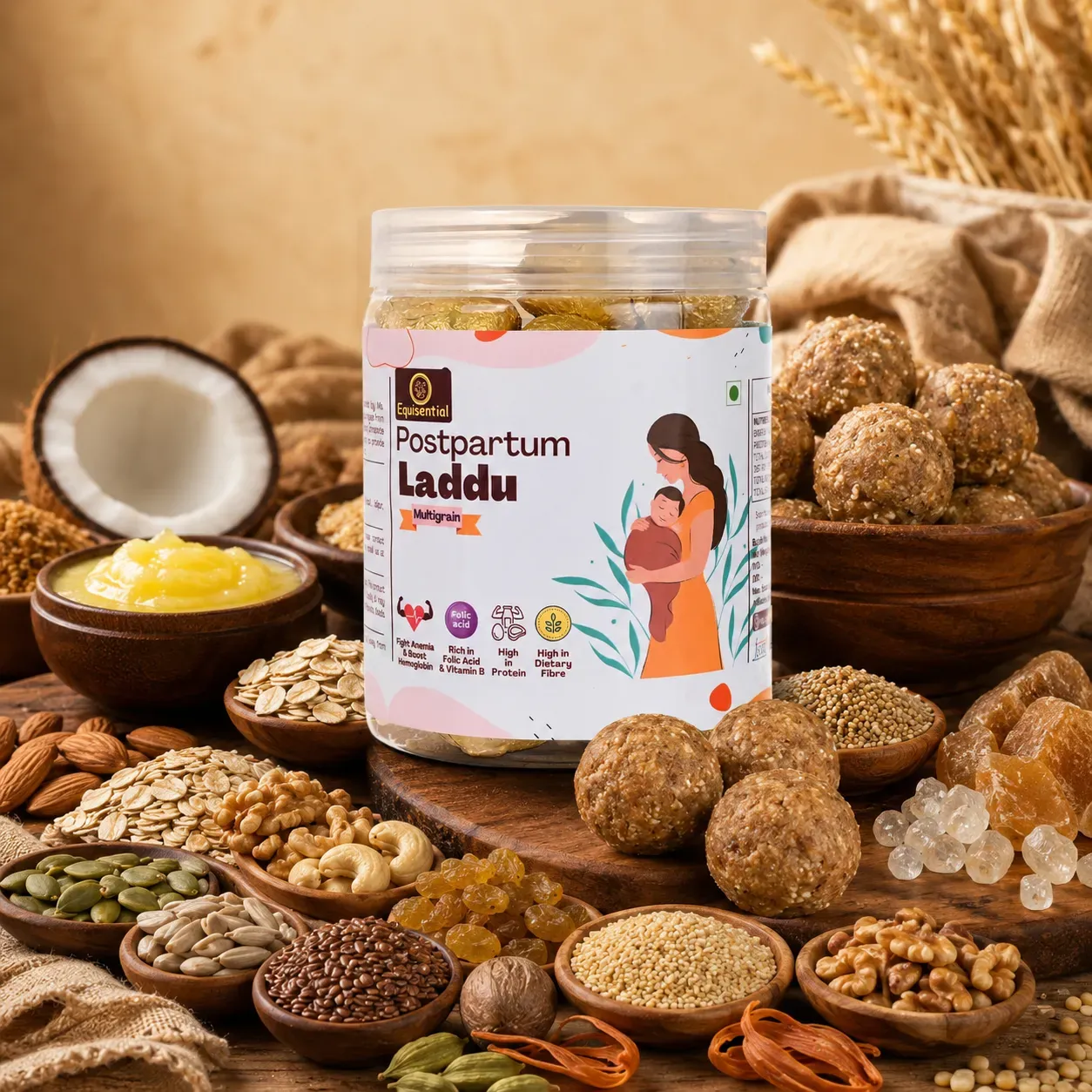 Postpartum Laddu - Multigrain