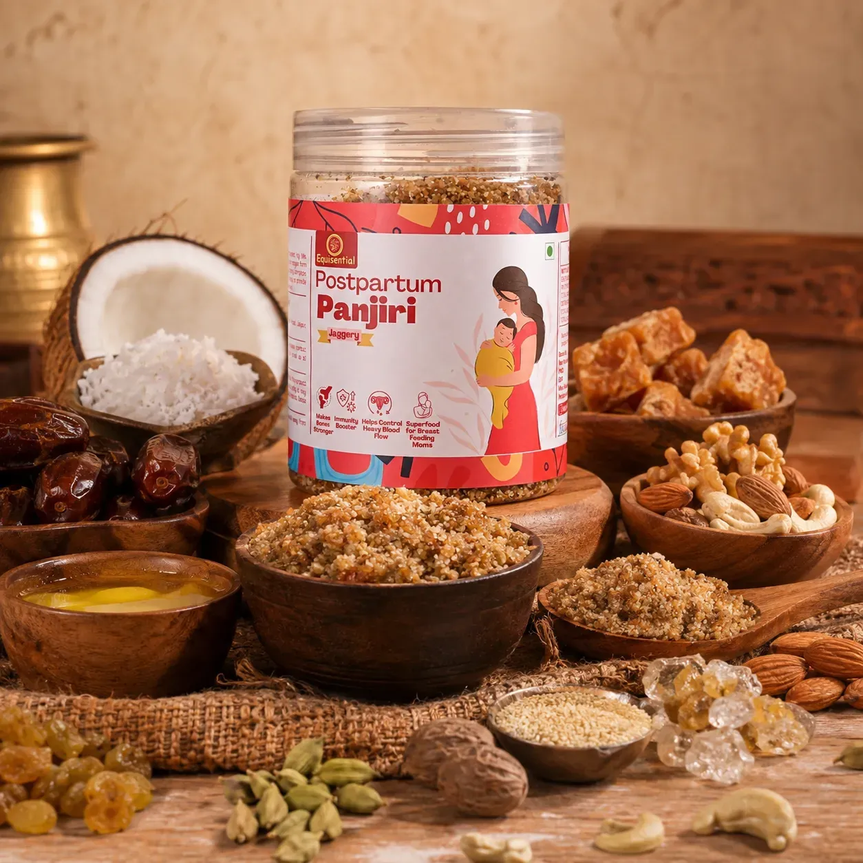 Postpartum Panjiri (Jaggery)